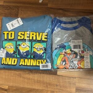 NEW Boys Size 6/7 Hoodie & Size 6 Long Sleeve Shirt